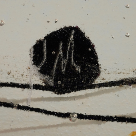 Art Abstract Glass Tray Handmade - Picture 3 of 3